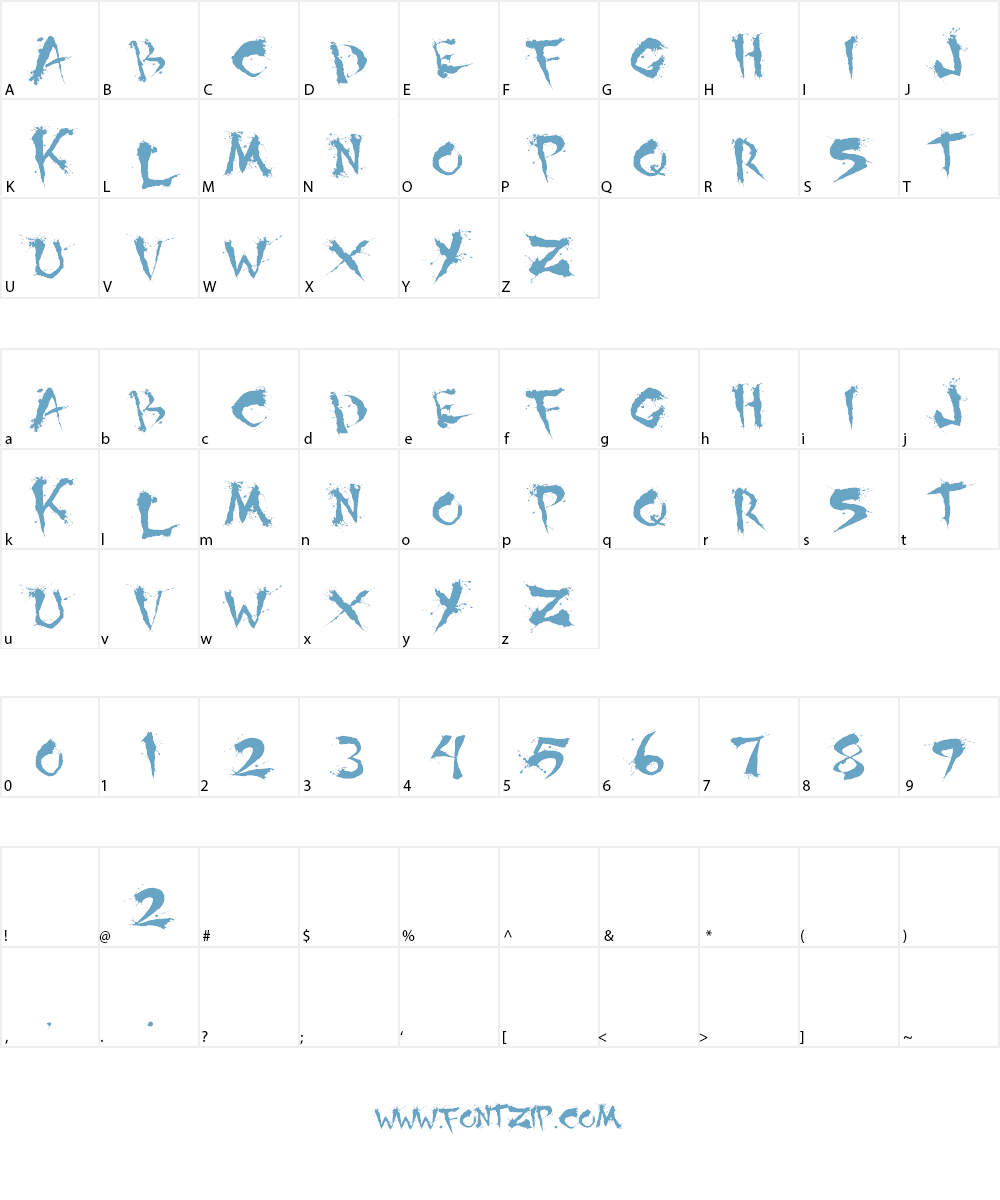 Shoguns Clan Font Character